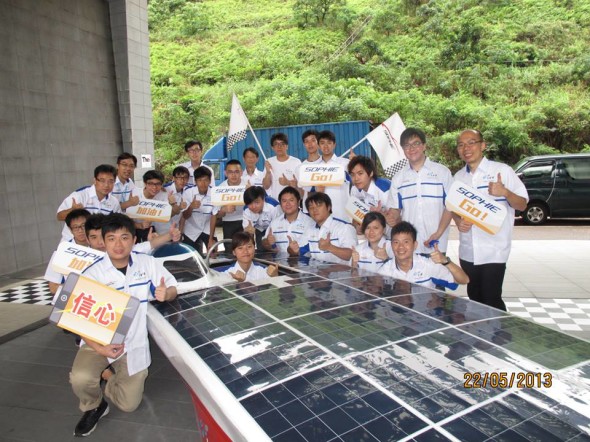 IVE 學生參加太陽能車設計大賽