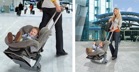 Brica Roll 'n Go - The Easy Child Car Seat Transport System