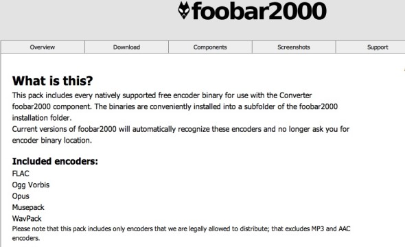 foobar2000__Free_Encoder_Pack