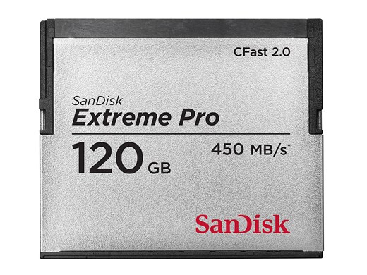 450MB/s 讀取速度迎合 4K 影片！Sandisk 發布 Extreme Pro CFast 2.0 記憶卡