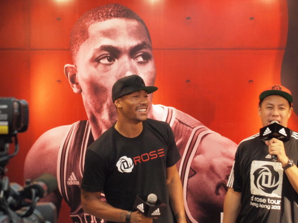 NBA巨星Derrick Rose x Adidas 香港之旅