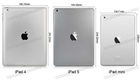 與 iPad 4 大不同！外殼比較片段暗示 iPad 5 也有太空灰？