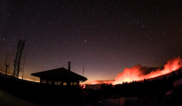 大地之焰！加州山火壯觀的自然奇景