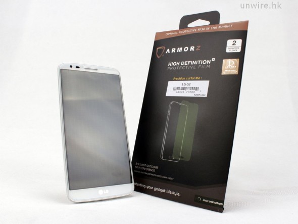 【新品速試】高清高透！指紋不留痕！Armorz High Definition+ LG G2 / Samsung Note 3 屏幕保護貼