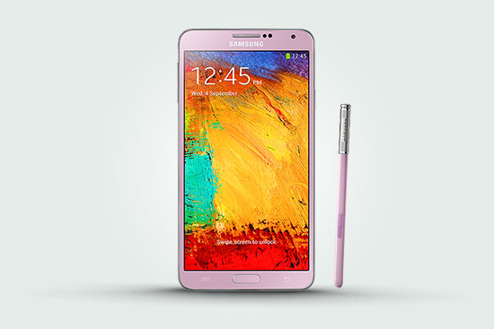 Samsung Galaxy Note 3 粉紅版英國推出