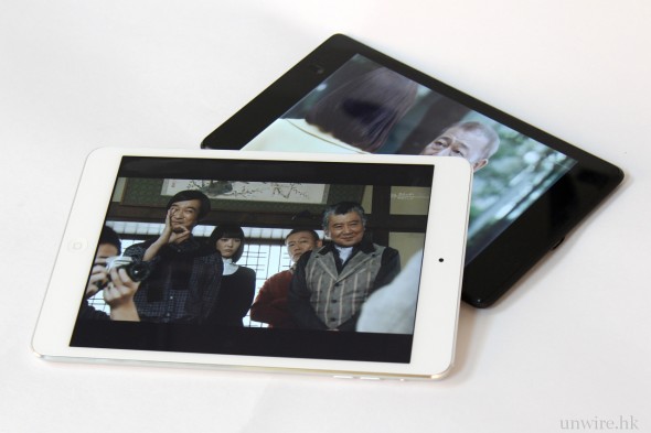 iPad Mini Retina、Nexus 7 屏幕表現相差多少?