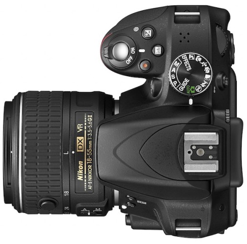Nikon-D3300-DSLR-camera-top