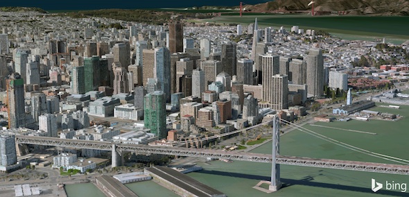 微軟 Bing Maps 為多個城市加入 3D 地圖