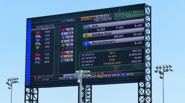可於 300 米外觀看！ 美國 Churchill Downs 賽馬場配世界最大 4K 電視