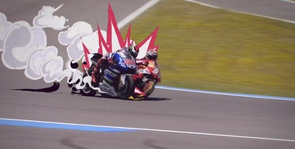 Moto GP 加電腦動畫  電單車賽更刺激