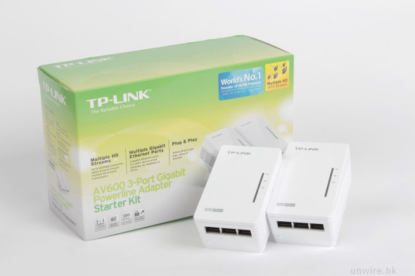 免拉線讓 3 機同時上網！TP-Link AV600 3-Port Gigabit Powerline Adapter Starter Kit