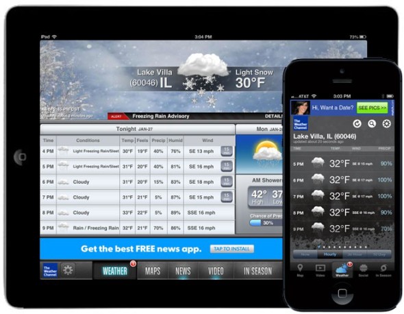 iOS 8 天氣 App 傳放棄 Yahoo 改用 Weather Channel 數據