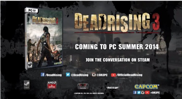 喜訊！DEAD RISING 3 推出 PC 版，今年夏殺到！