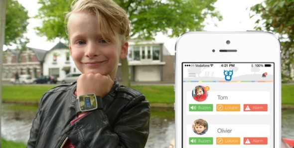 全球最小型兒童用 GSM／GPS 追蹤手錶