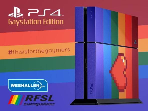慶祝同性戀節　瑞典拍賣 GayStation 限量版 PS4！
