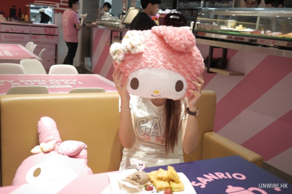 unwire 女同事親試 : 超可愛 My Melody & Kuromi Pop-up Café