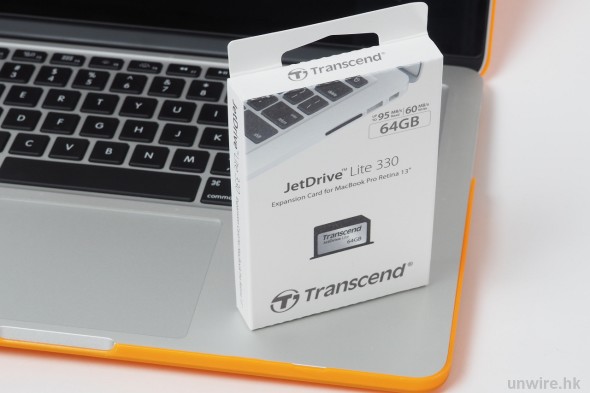 Macbook  加位 免拆機 Transcend JetDrive Lite