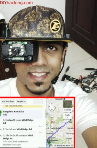 嫌 Google Glass 太貴？印度神人自製 Raspberry-Pi 智能眼鏡