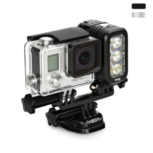 為 GoPro 加裝 400lm 閃燈 強力閃光燈配件「Qudos」