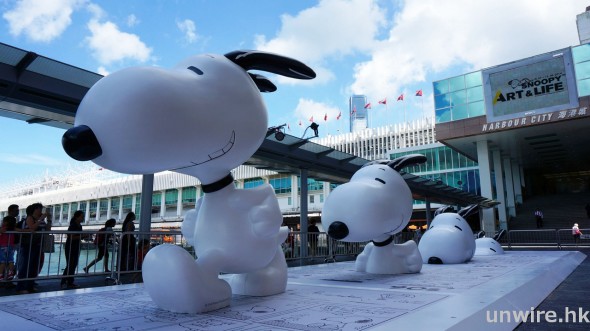 【展覽圖集】從漫畫走出來！3.3 米 Snoopy 為香港人打氣