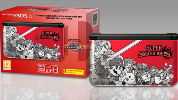 紅、黑、白撞色 Super Smash Bros 限量版 3DS XL 登場