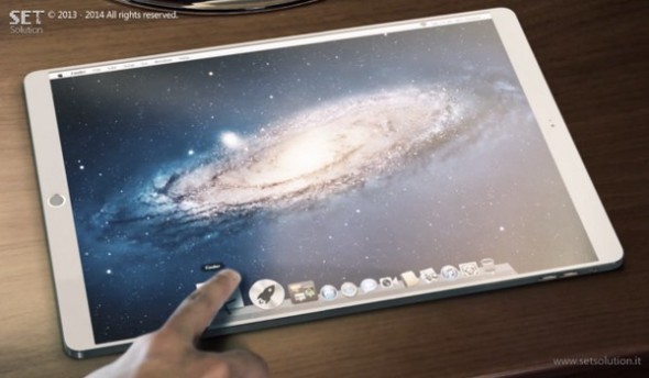 12.9 吋 iPad Pro 細節曝光！或採用 OS X 及 iOS 雙系統