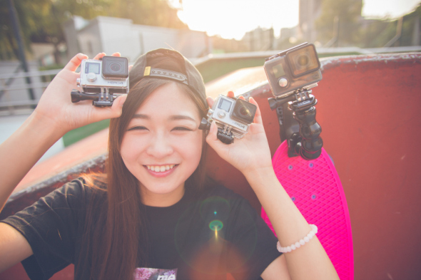香港到貨！滑板少女速試 GoPro HERO 4 系列