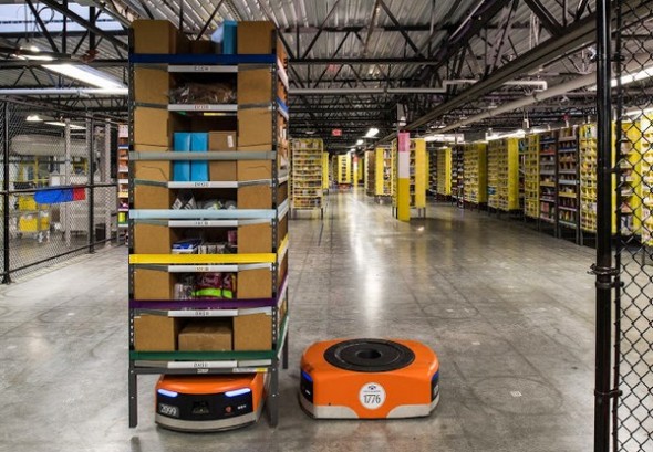 機械化年代！Amazon 新一代物流中心動用大量機械人處理貨物