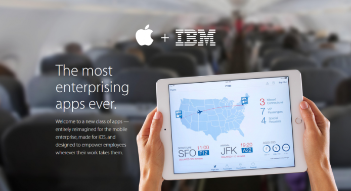 Apple 與 IBM 合作推出企業應用