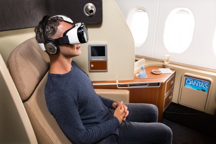 Qantas 為乘客提供 Samsung Gear VR 作機艙娛樂用途