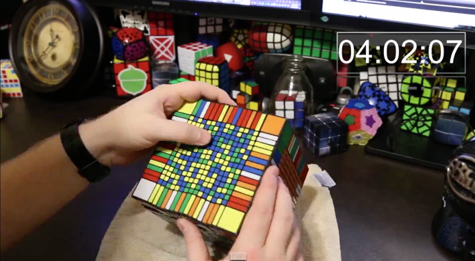 YouTube 8 小時實播：挑戰史上最難 3D 打印扭計骰