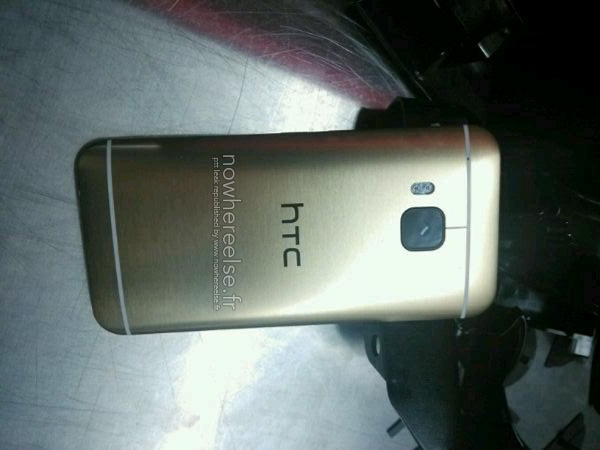 並非採用雙後置鏡頭！HTC One (M9) 金色機背殼實照流出