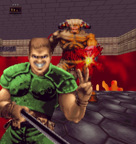 Doom 遊戲迷改 Game  令自拍神棍變終極武器