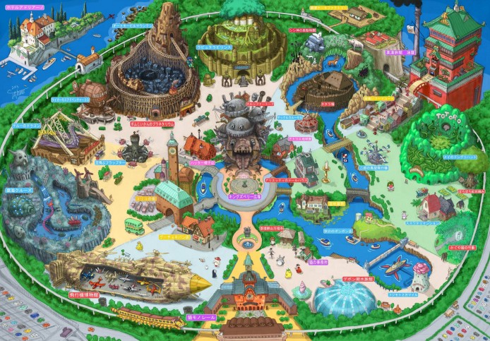 好想變成真！日本人繪製夢想中的吉卜力樂園 Ghibli Land