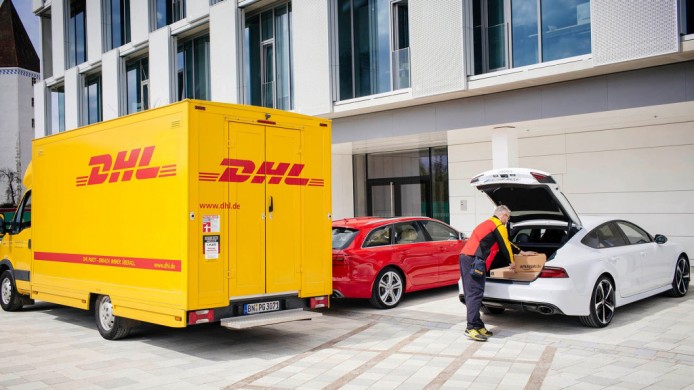 Audi 試驗行李箱新功能   速遞員可打開派送包裹