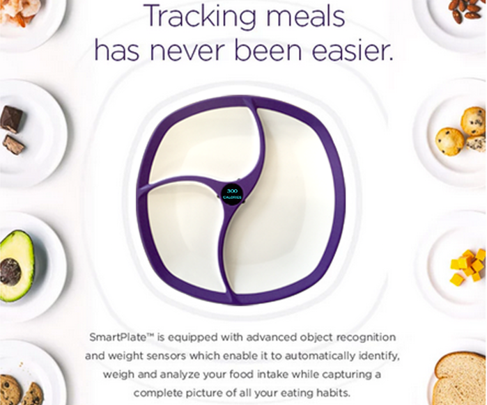 Smartplate SmartPlate 智能碟自動計算食物營養熱量
