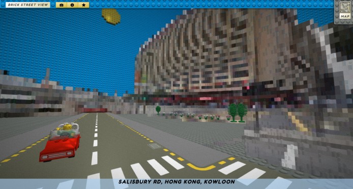 粉絲傑作  將 Google 地圖變 LEGO 積木街景圖