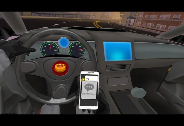 SMS Racing 讓你體驗邊揸車邊用手機的危險性