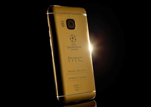 全球限量 1 部！HTC 推出歐聯決賽紀念版 24ct 鍍金 One M9