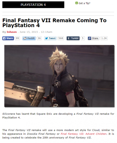 2015-06-15 18_10_05-Final Fantasy VII Remake Coming To PlayStation 4