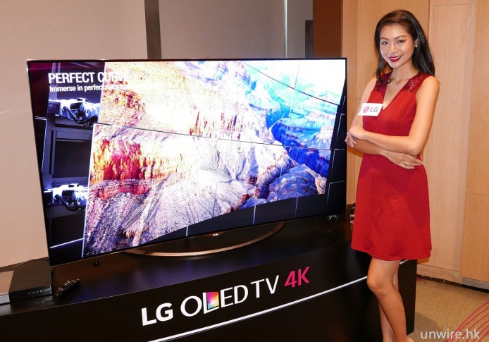 【報價】LG Curved 4K OLED TV 香港售價 $45,980 起！真「黑」色呈現