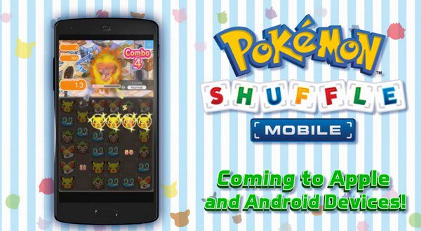完全免費！任天堂首款手機遊戲《Pokemon Shuffle Mobile》正式登場