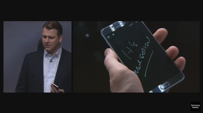 Note 5 S-Pen 新功能 ! 熄左螢幕照可寫 Jot Notes、簡單擷取長畫面