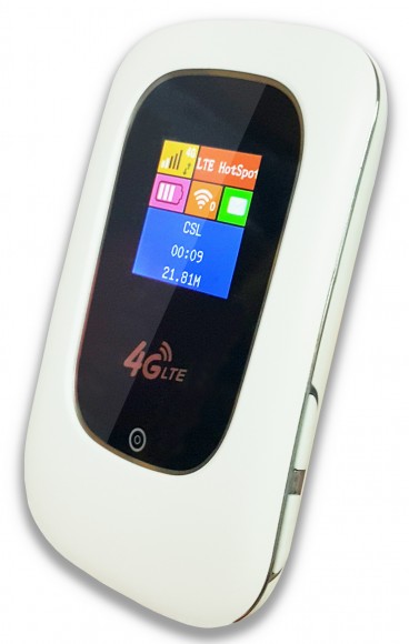 彩芒 QR Code 一「嘟」即連線，小巧方便 4G LTE Pocket WiFi