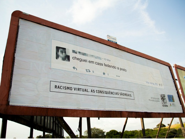羞辱歧視網民   巴西將留言製廣告板貼於社區