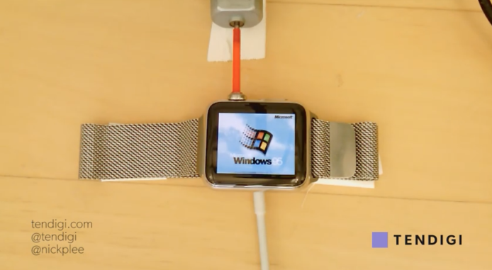 經典再現手錶上！開發者用 Apple Watch 運行 Windows 95