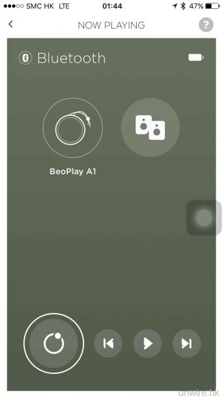 《Beoplay》應用程式連接智能裝置後，可替喇叭更改名稱。