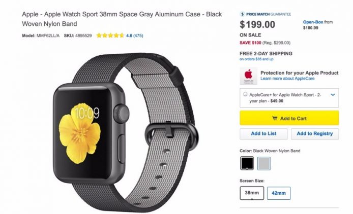 減價迎新貨  Apple Watch 劈價 $1500 有交易