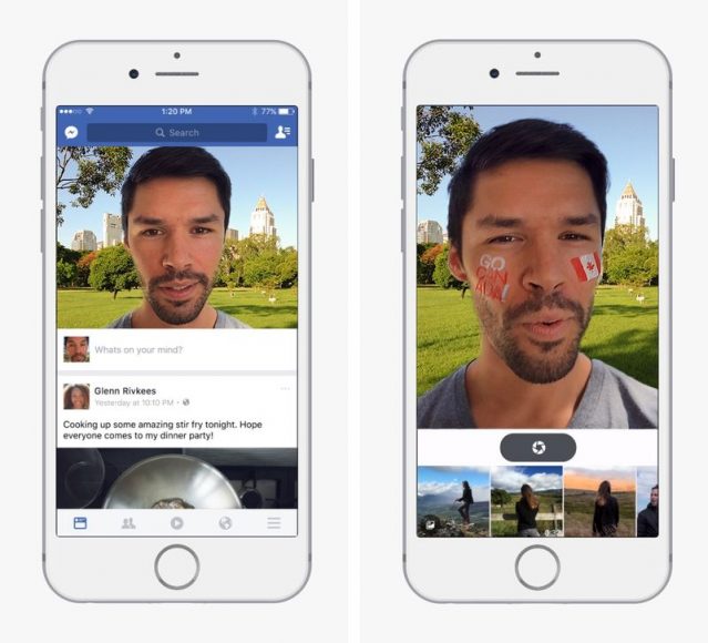 繼續抄 Snapchat！Facebook 試驗整合新相機