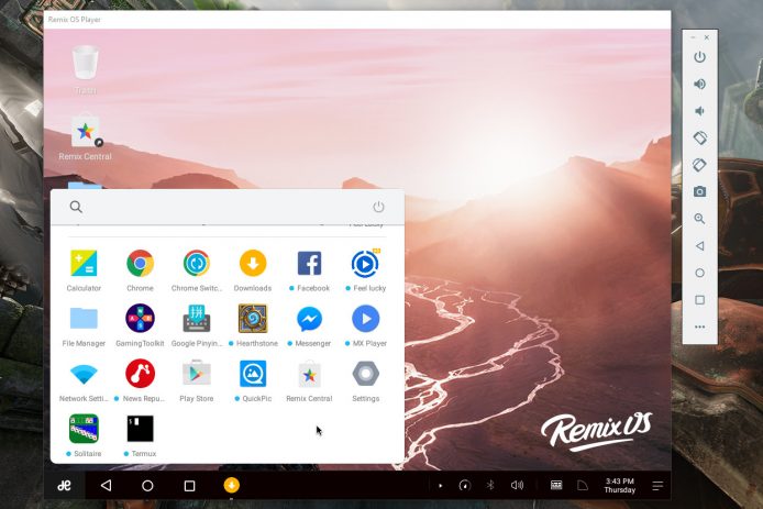 Jide 發表 Android 模擬器 Remix OS Player
